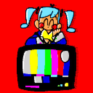 A pixelated version of the artwork from Static, a Hatsune Miku song. Made for a friend's project.